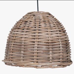 Woven Rattan Pendant Light